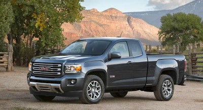 2015 GMC Canyon All Terrain SLE Ext Cab Short Bed Front Three Qu