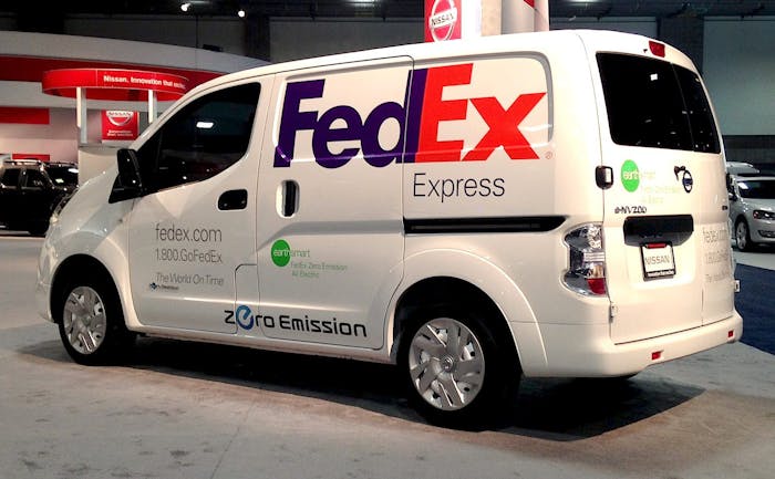 Nissan and FedEx Express Put All-Electric e-NV200 to Work