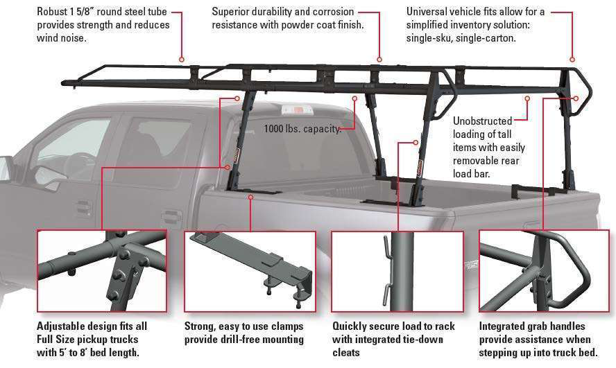 thule tracrac universal steel rack