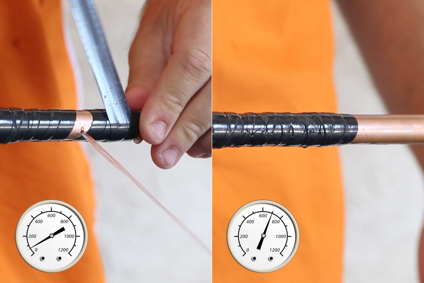 SelfFusing Silicone Tape Seals Holes Fast Hard Working Trucks