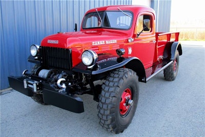 Tom Selleck’s 1953 Dodge Power Wagon was auctioned off Saturday in Connecticut.