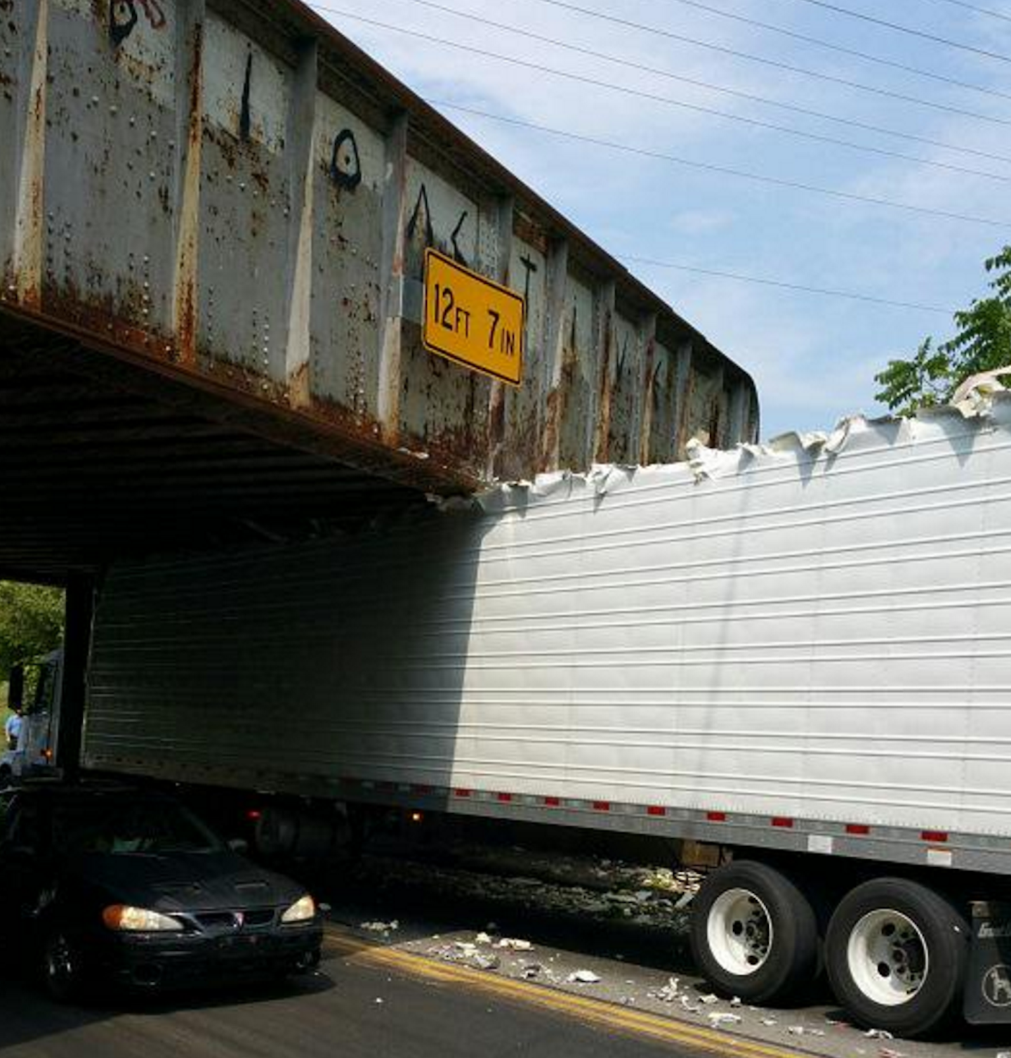 Infamous can opener bridge getting laser warning system Hard Working