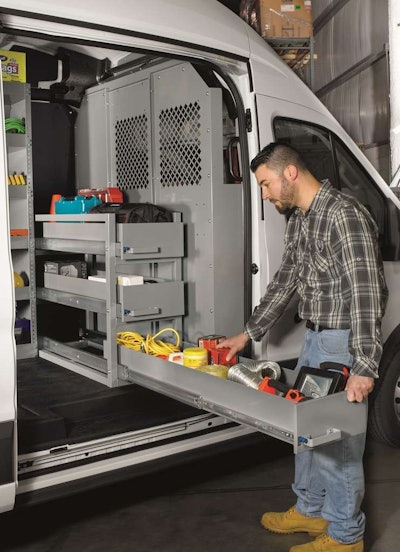 American van racks top