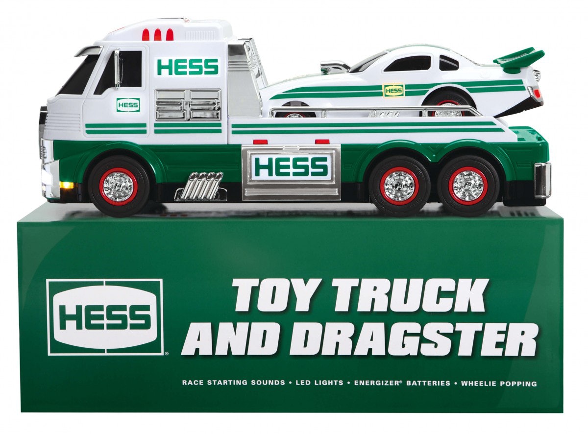 Hess toy truck and dragster 2025