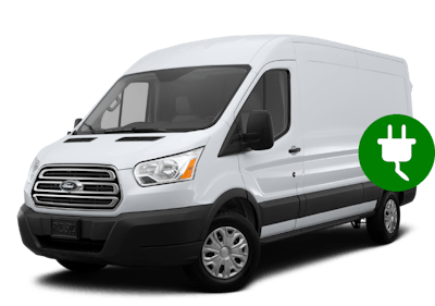 Ford transit store van ev