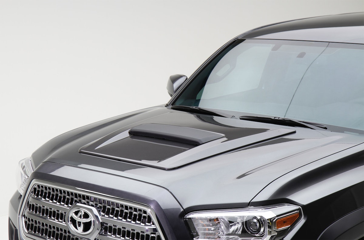 New hood scoop from Airdesign for 2016 up Toyota Tacoma Hard