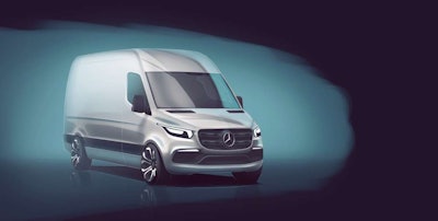 Skizze gibt Vorgeschmack auf künftige Designsprache: Mercedes-Benz Vans enthüllt erste Details zum neuen Sprinter