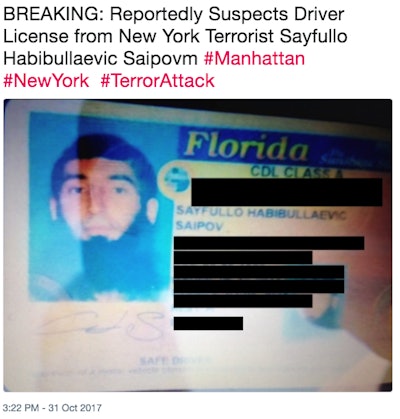 terrorist in NYC