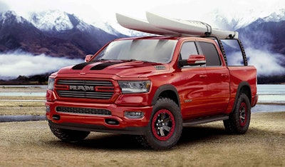 The outdoor-sport-themed 2019 Ram 1500 highlights the 200-plus M