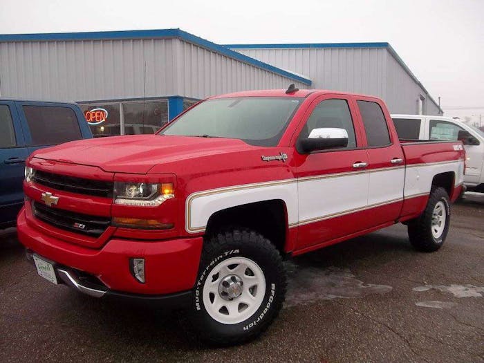 Retro Big 10 Chevy Option Offered On 2018 Silverado Hard Working Trucks - Paint Colors For 2018 Silverado