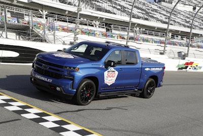 Silverado makes history as the first-ever truck to pace Daytona
