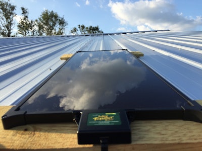 Installing with magnets and clamps keeps the roof free from holes and permits quick removal for relocation or when tough weather comes calling.