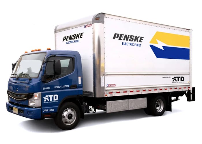 Penske electric truck