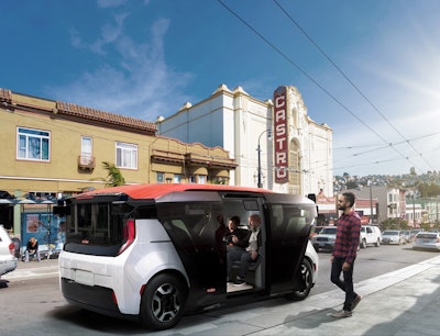 Cruise unveiled its self-driving electric passenger van Origin this week