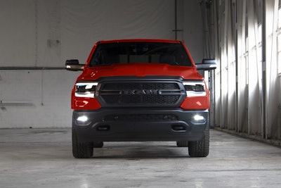 2021 Ram 1500 Built to Serve Edition front – Flame Red