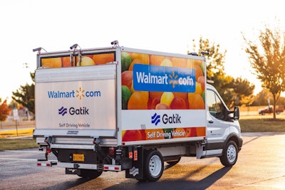 Walmart Driverless Van Rear