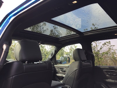 The dual-pane panoramic sunroof is a $1,495 upgrade.