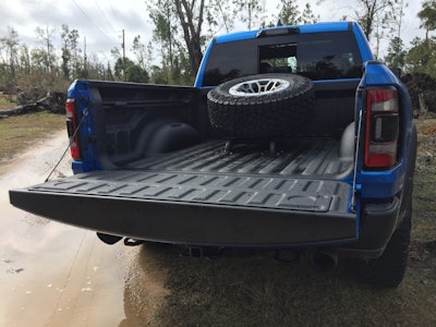 Don’t try backing up with the tailgate down until you’ve disabled the rear radar.