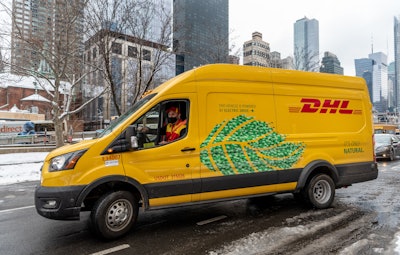 Lightning eMotors' electric Ford Transit 350HD (shown above) has proven popular with DHL.