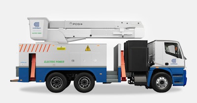 Lion8 Bucket Truck Rendering Background