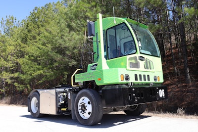 Autocar's all-electric E-ACTT terminal tractor rolls out later this year.