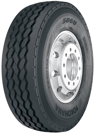 Yokohama 506U refuse truck tire