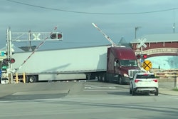 A truck driver in Columbus Grove, Ohio was very fortunate to drive away unharmed after his rig was struck by a train.