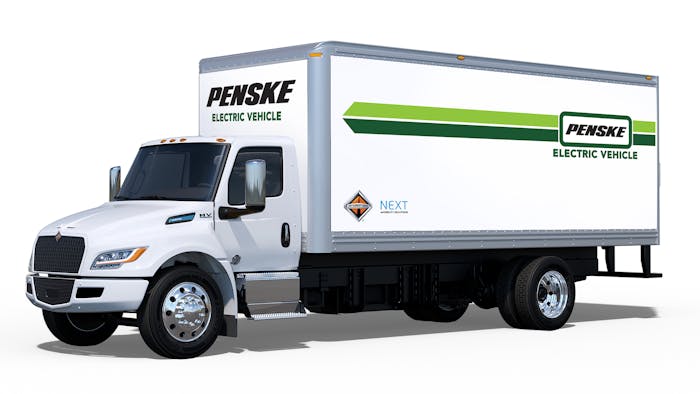 International's latest electric truck, the medium-duty eMV, will first be deployed to Penske which will validate the truck in partnership with International.