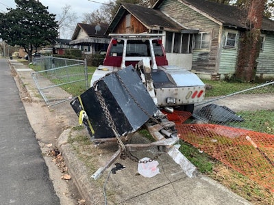 tow truck ATM bank heist