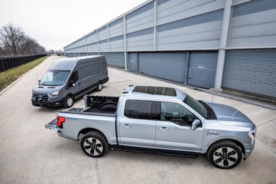 Ford F-150 Lightning EV charging capability