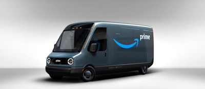 Rivian Amazon electric delivery van