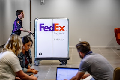 BrightDrop FedEx electric package cart EP1