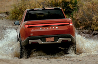 Rivian R1T rear shot