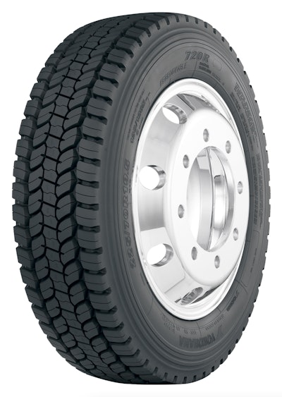 Yokohama 720R heavy-duty pickup delivery tire