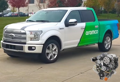 Achates F-150 with engine