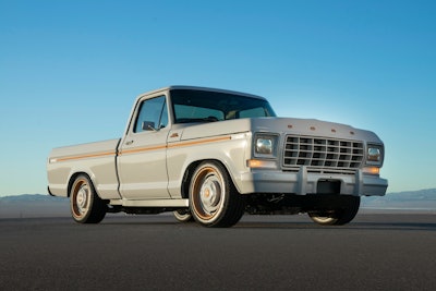 Electric F-100 Ford Mustang GT