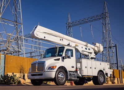 Kenworth utility truck