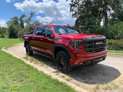 It's hard to get bored with the 2022 GMC Sierra 1500 AT4X which has mastered on- and off-road travel in style.