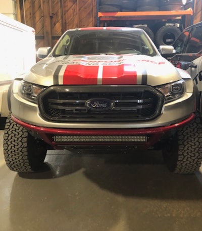 No, it's not the Ford Ranger Raptor, but it sure looks bad ass enough to be one.
