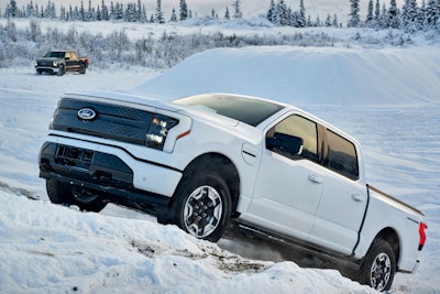 Ford F-150 Lightning cold weather impact