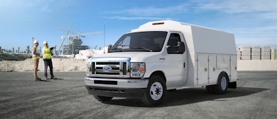 2022 Ford E-350 commercial van fuel leak