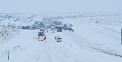 wide view of I-80 44-car pileup