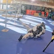 What goes up, must come down and that includes a robot at Boston Dynamics that took on and eventually conquered a scaffold obstacle course of sorts. Videos below show a gag reel and the scene where the robot emerges victorious.