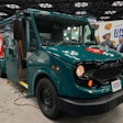 An electric prototype of Morgan Olson's C250 delivery van was unveiled today at Work Truck Show.