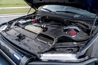 Steeda F 150 Engine Bay