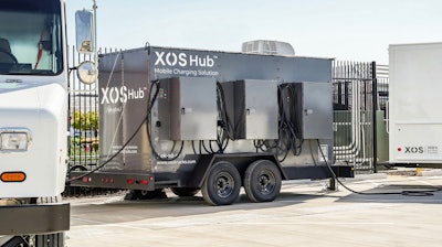 Xos mobile EV charger