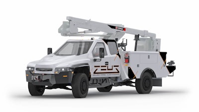 Zeus Electric Bucket Truck Rendering Scaled