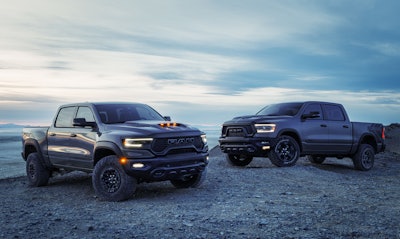 Moonstruck. The 2023 Ram TRX and Ram Rebel Lunar editions elevate these trucks above the crowd.