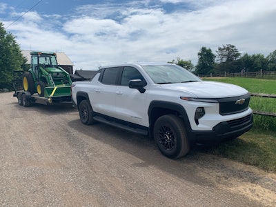 2024 Chevy Silverado EV Work Truck with 9,000 lb. load