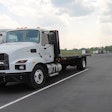 Mack MD6 at Mack Trucks' test track this week at their Experience Center in Allentown, Pennsylvania.